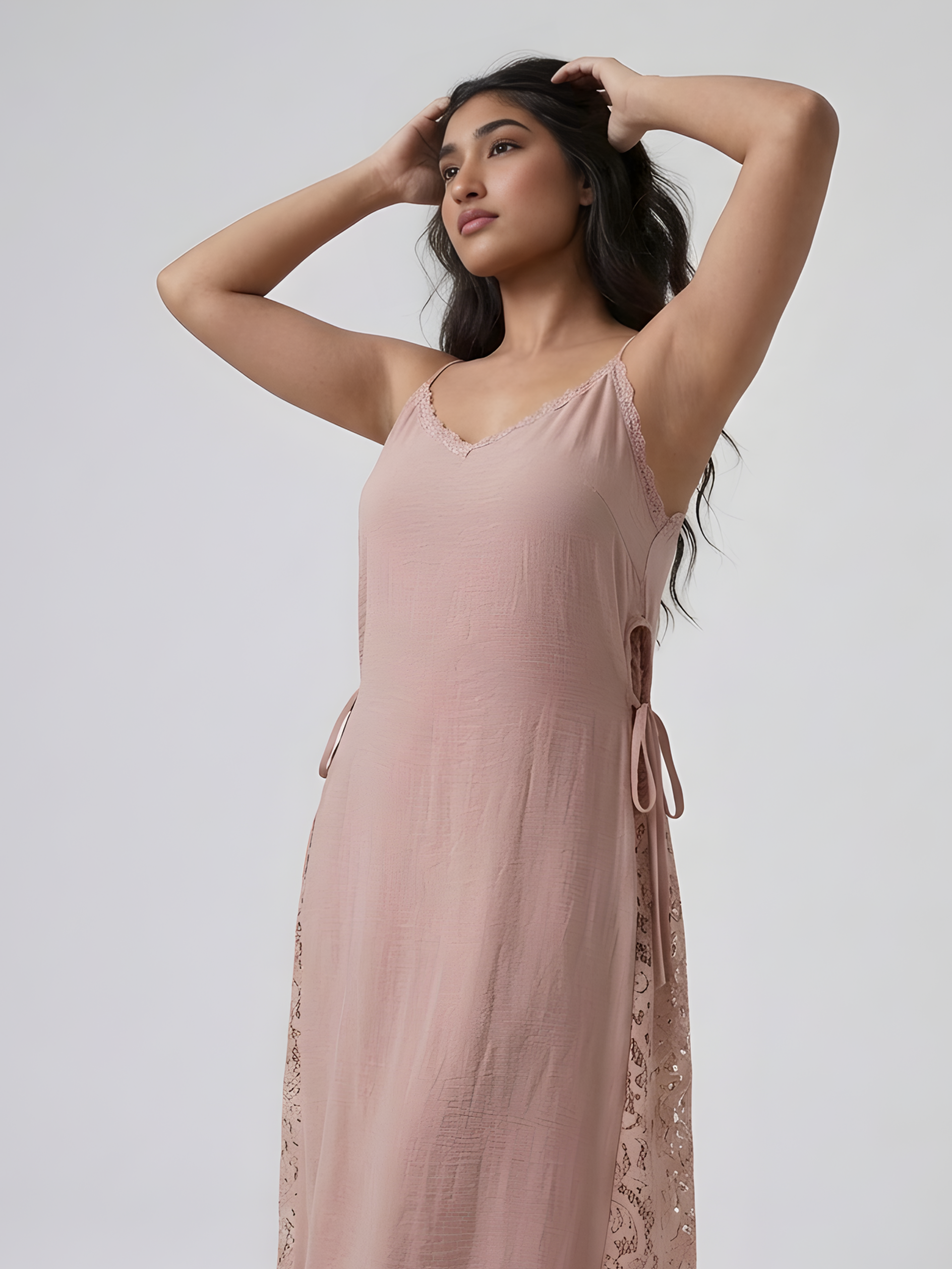 Blush Romance Maxi Slip