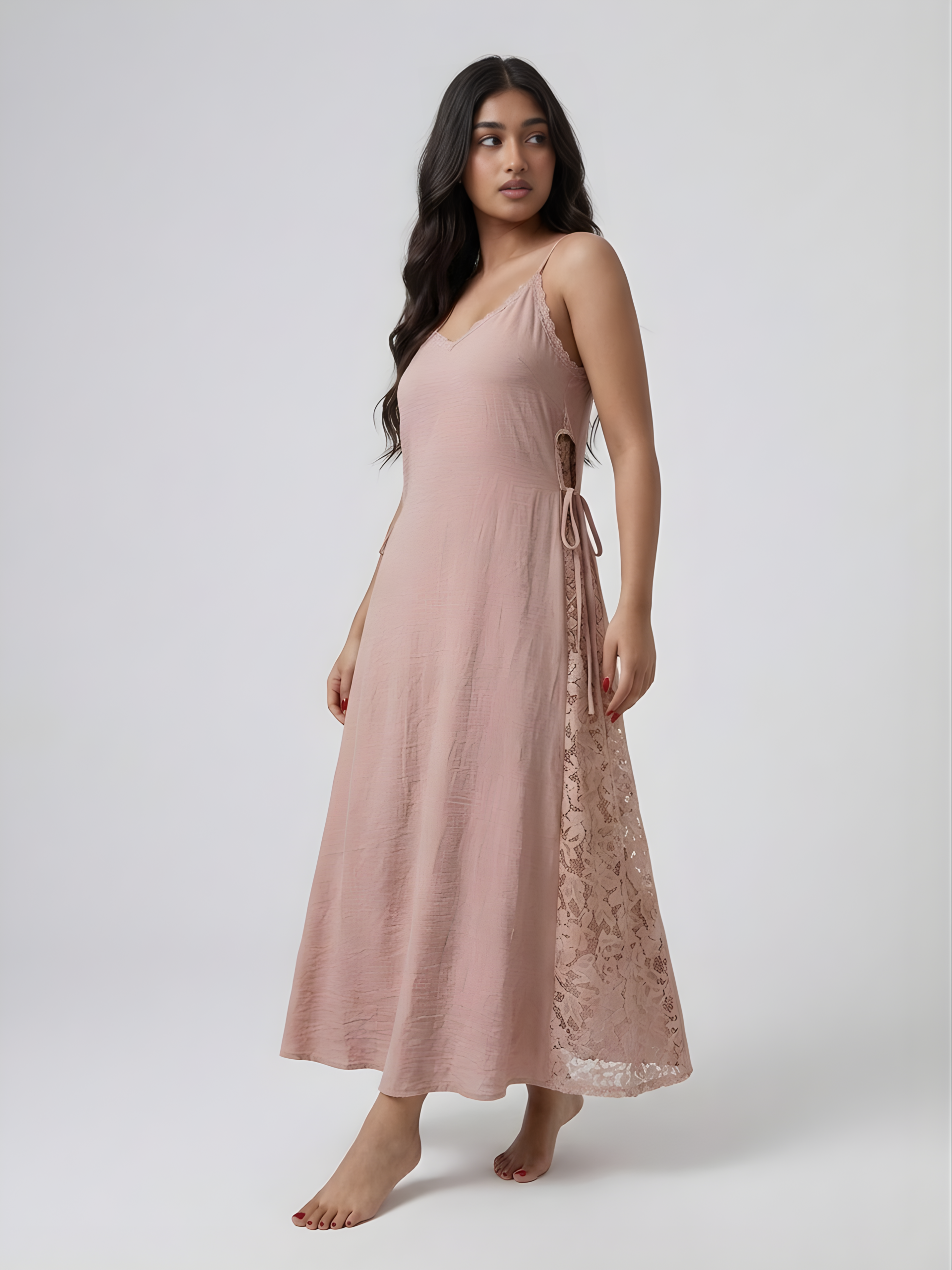 Blush Romance Maxi Slip