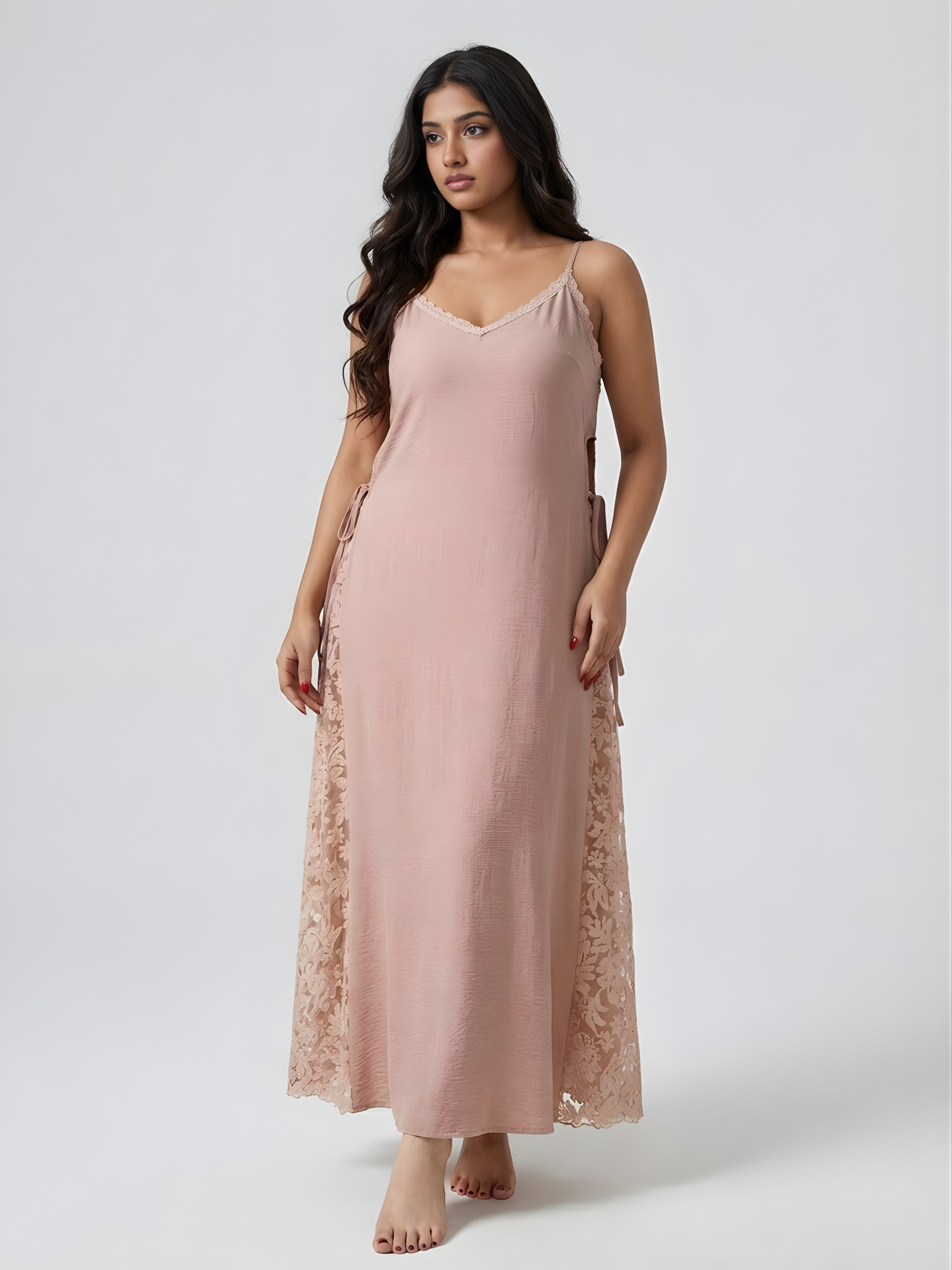 Blush Romance Maxi Slip