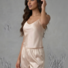 Champagne Satin Lounge Set