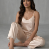 Champagne Satin Lounge Set