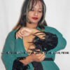 Emerald Plume Maxi Robe