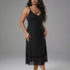 Midnight Cross-Strap Gown