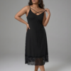 Midnight Cross-Strap Gown
