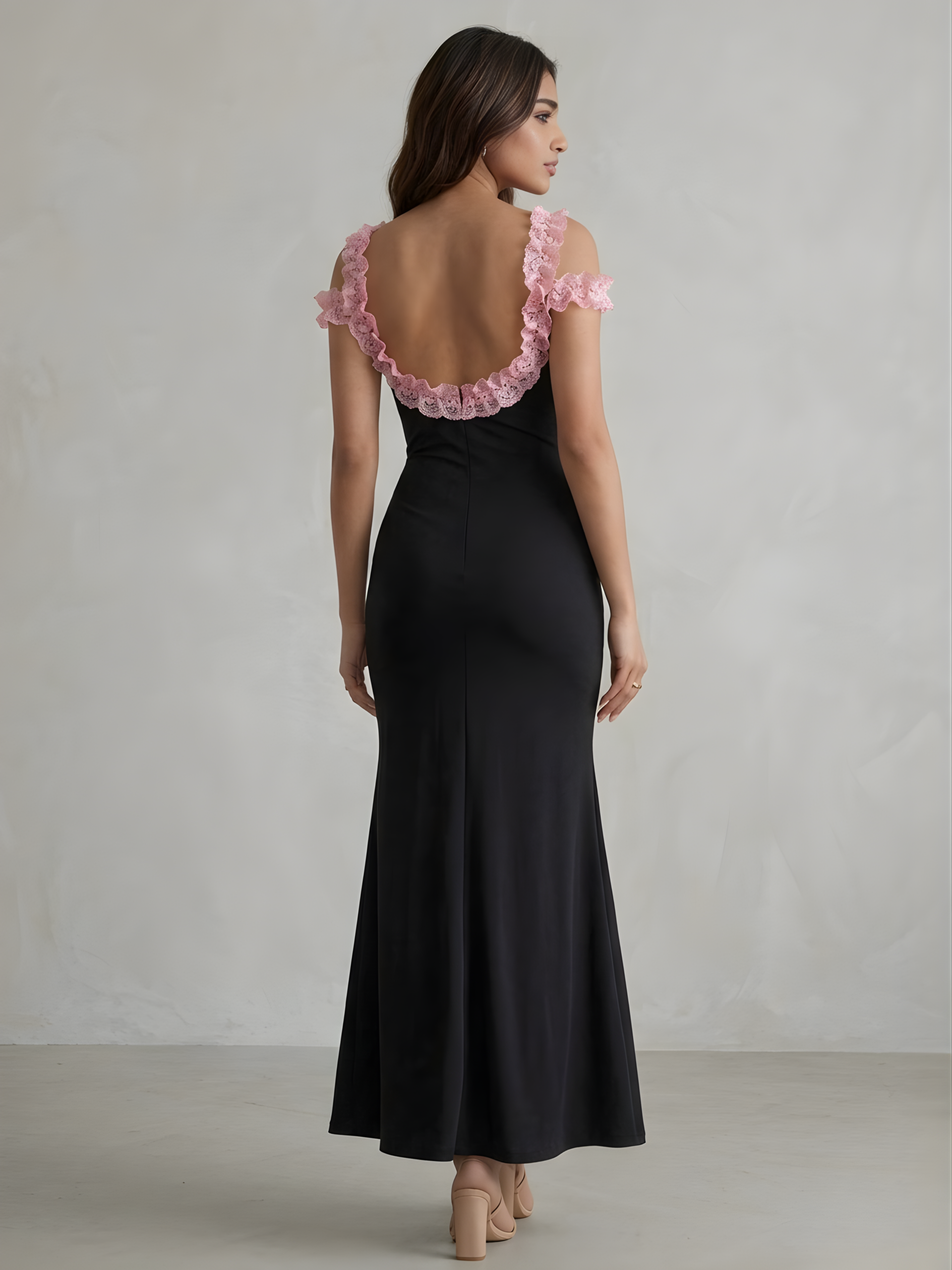Midnight Rosette Maxi