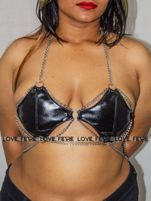 Onyx Chain Bralette