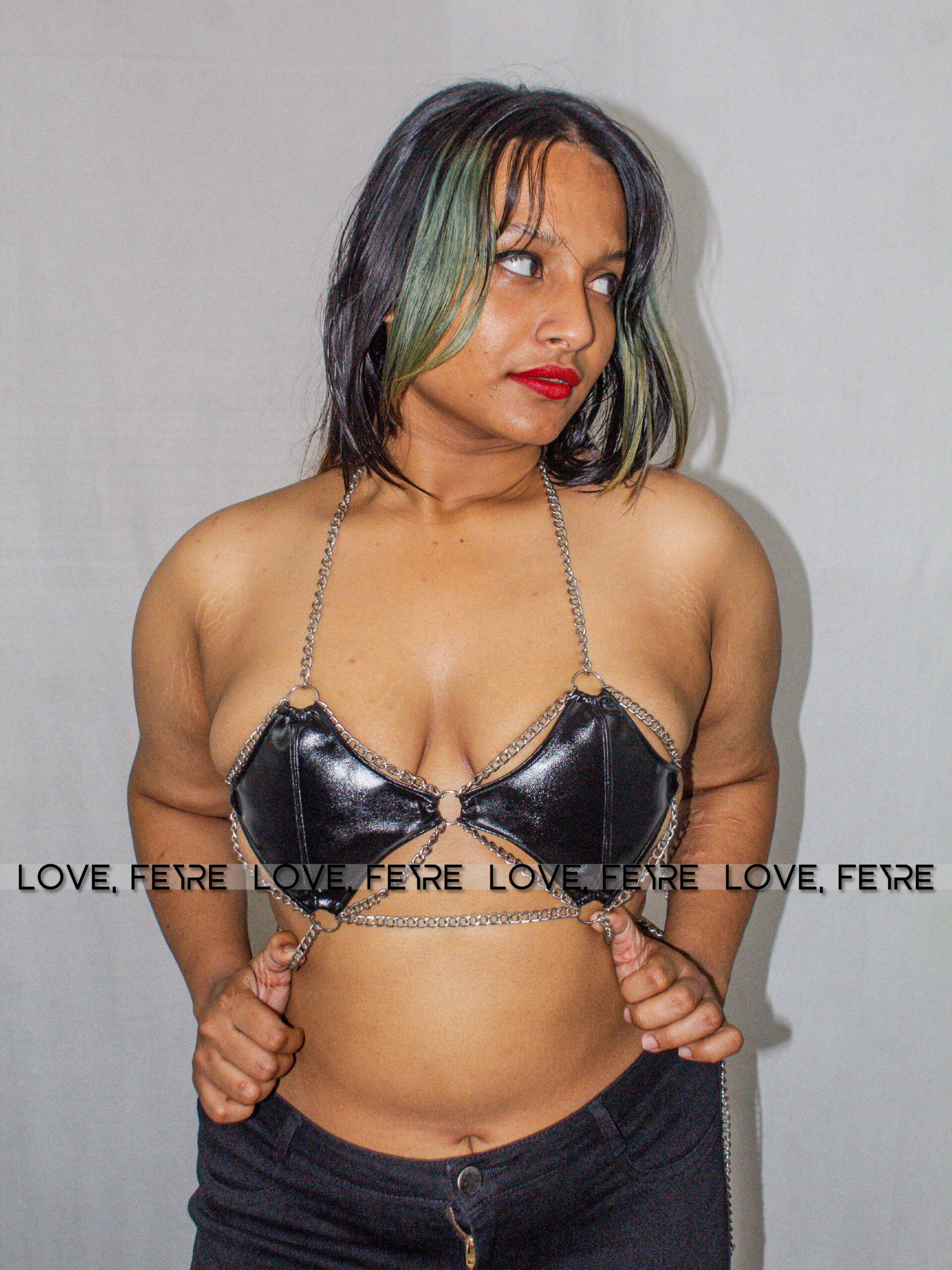 Onyx Chain Bralette