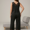Onyx Silk Pajama Set