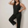 Onyx Silk Pajama Set