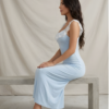 Powder Blue Lace Slip