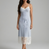 Powder Blue Ribbed Chemise