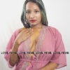 Rosewater Chiffon Robe