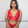 Ruby Scalloped Lace Set