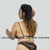 Scarlet Lace Cage Set