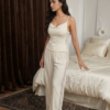 Luna Satin Cowl Lounge Set