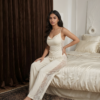 Luna Satin Cowl Lounge Set