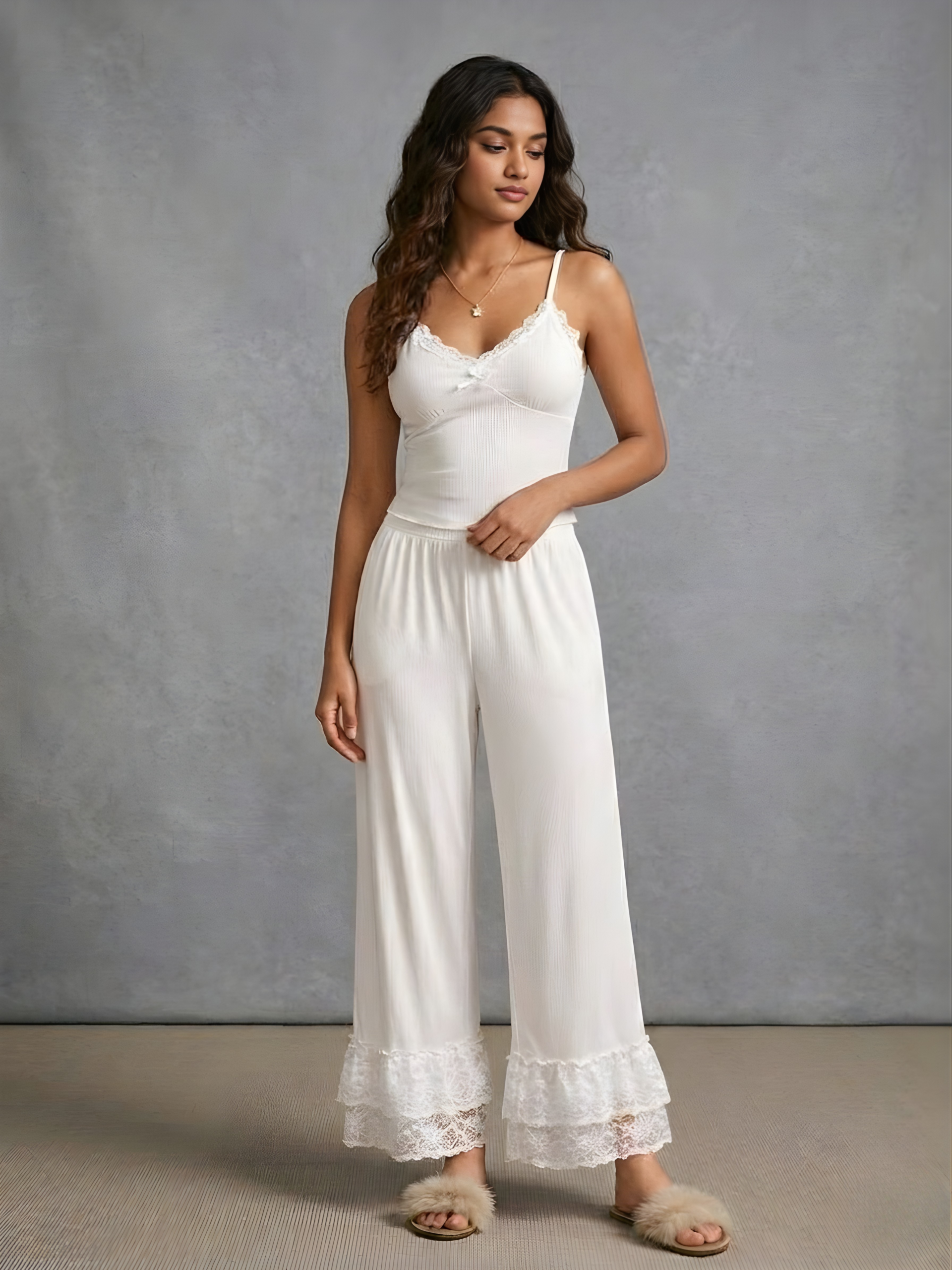 Cloud Ribbed Pajama Set